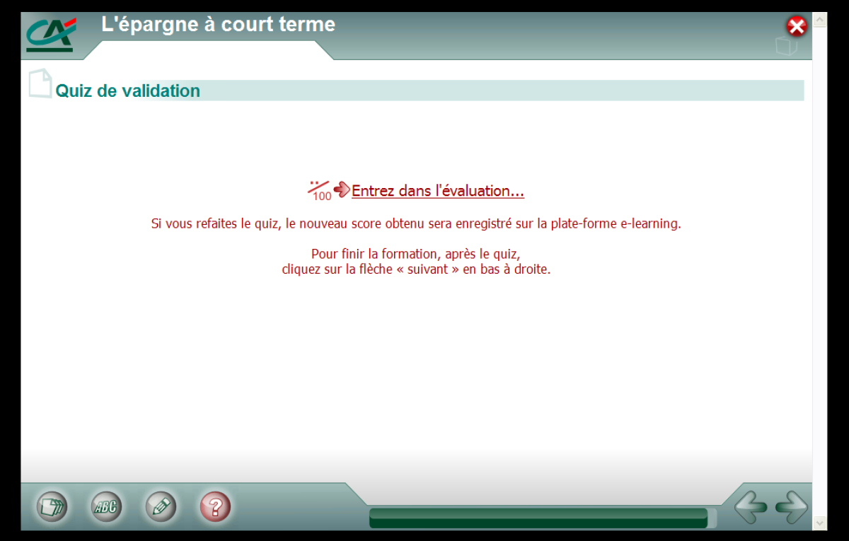 Exercices d'évaluation