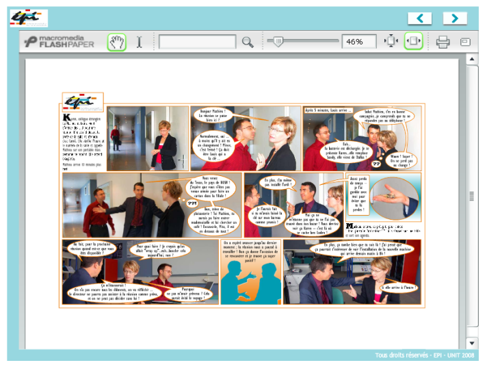 Cas sous forme de roman photos